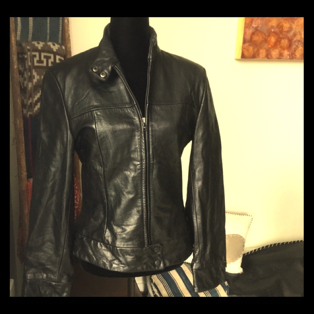 Vintage Andrew Marc circa 1990’s motorcycle jacket